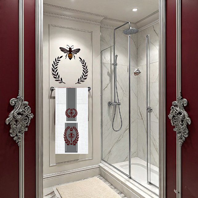 Gris et rouge rayé d'abeille royale (Créateur téléchargé)