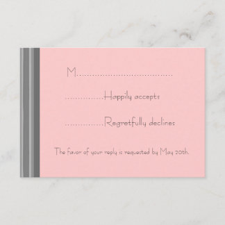 Gris Gris Gris Mariage RSVP
