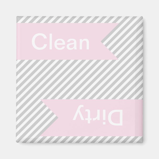 Gris Gris Propre - Magnets de lave-vaisselle sale (Devant)