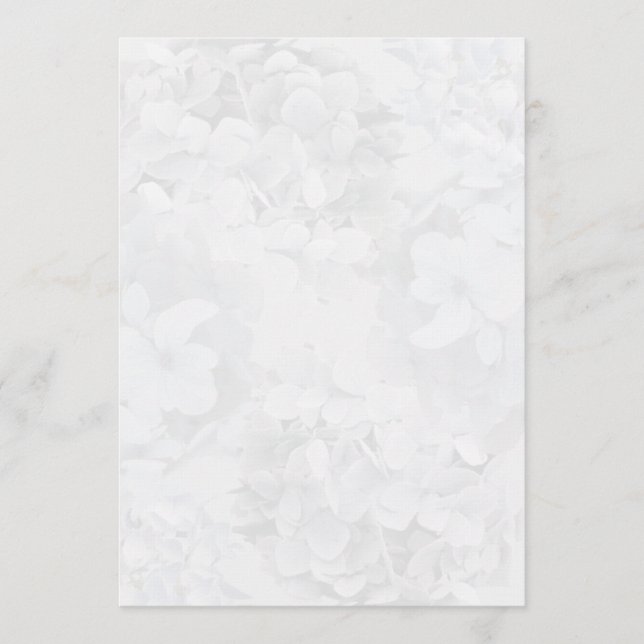 Gris Hydrangea Floral Programme Papier de ventilat (Devant)