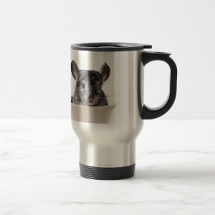Gris mignon de chinchilla de tasse de thé