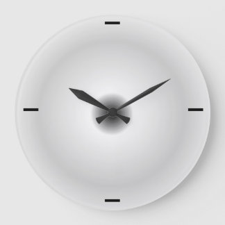 Gris minimaliste > Horloges murales simples