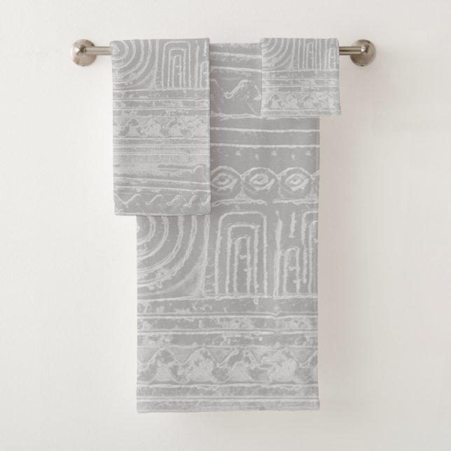 Gris Motif mésopotamien sumérien (En situation)