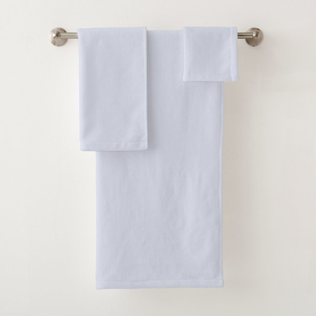 Gris Pervenche Doux Blanc Pastel Couleur Uni (En situation)