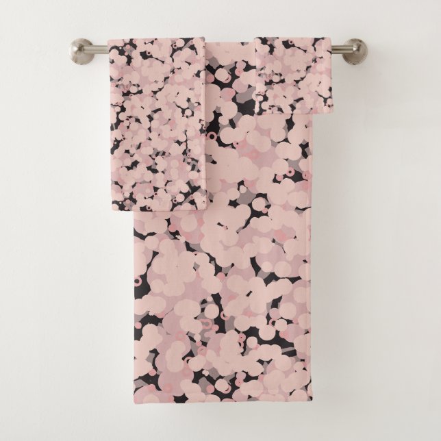 gris rose charbon abstrait (En situation)