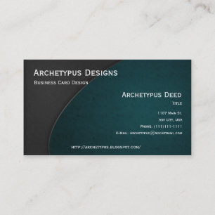 Gris sur le style 3 de carte de visite de courbes