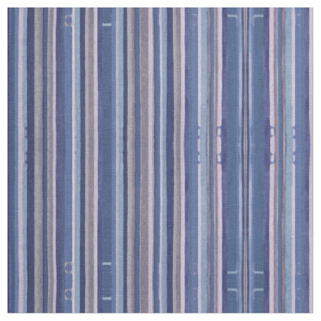 Gris, tissu côtier 'Lincoln de rayure de bleu (Fermer)