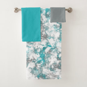 gris turquoise et blanc abstrait 