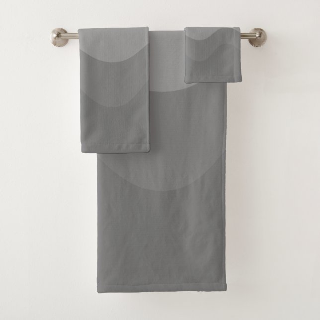 Gris Wavey Stripe moderne (En situation)