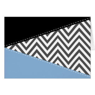 Gris Zigzag, Gris Chevron, Motif Zigzag, Bleu