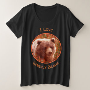 Grizzly Bear Cub dans Fireweed Peinture Art de la