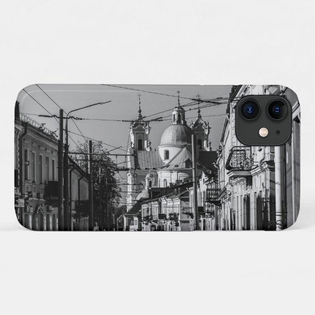 Grodno Hrodna Belarus Architecture iPhone 11 Coque (Dos (Horizontal))
