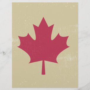 gronder le drapeau canadien