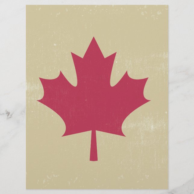 gronder le drapeau canadien (Devant)
