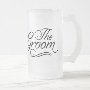 Groom Lune de miel bière Mug Noir