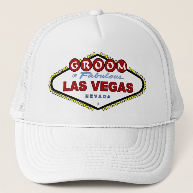 GROOM of Las Vegas Casquette (Devant)