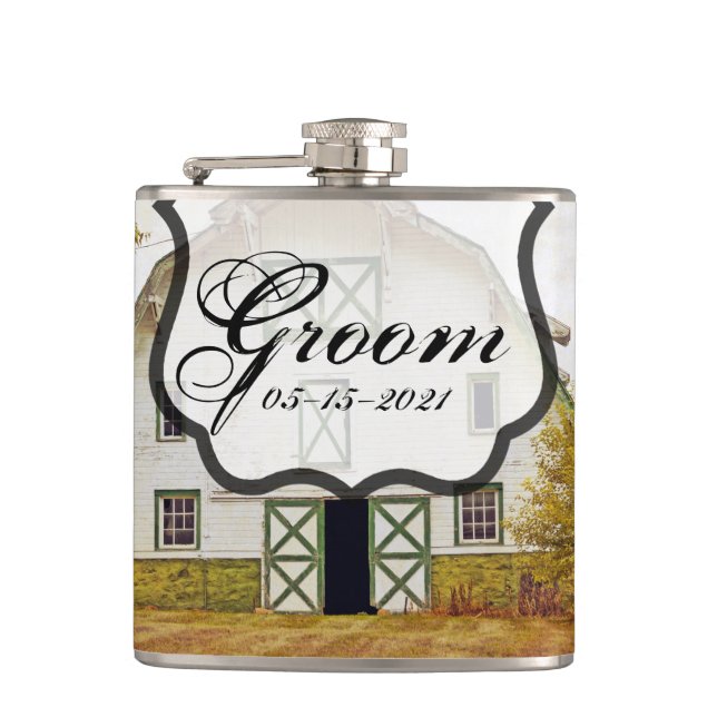 Groom Whiskey Flacon Sunset Grange Pays Flacon rus (Devant)