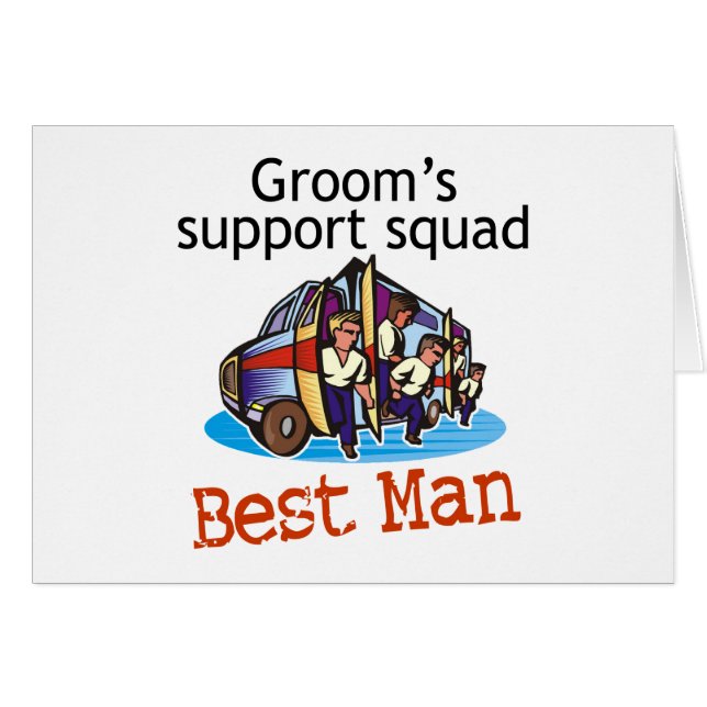 Groom's Squad Best Man (Devant horizontal)