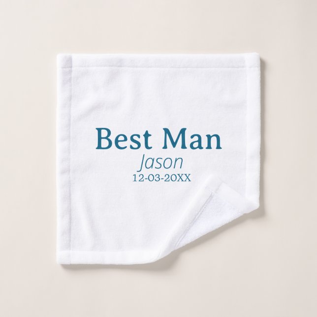groomsman bachelorette party ajouter nom moderne s (Gant de toilette)
