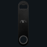 Groomsman Black Custom Monogramme Nom<br><div class="desc">Cadeaux Groomsmen. Monogramme. Name. Noir.</div>