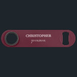 Groomsman Cadeau Personnalisé Monogramme Mariage<br><div class="desc">Monogramme cadeau mariage personnalisé ouvre-bouteille pour les groomsmen. Customisez-le avec vos propres détails. Pour plus de personnalisation,  cliquez sur le lien "Personnaliser" et utilisez les outils de design avancés de Zazzle pour customiser ce modèle.</div>