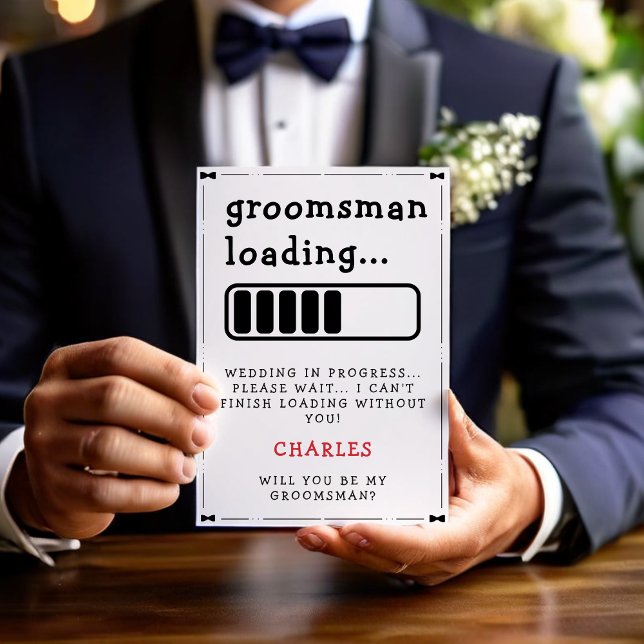 Groomsman Chargement Groomsmen Proposition (Groomsman Loading Groomsmen Proposal
)