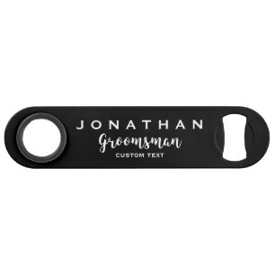 Groomsman Mariage personnalisé Favoriser Monogramm