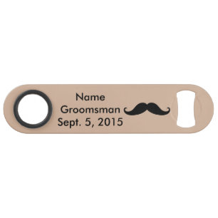 Groomsman Mustache Casquette & Costume Speed Bottl