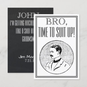 Groomsman ou la meilleure invitation de cru de