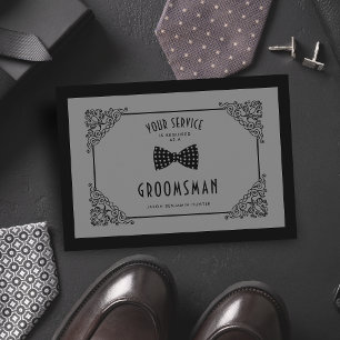 Groomsman Vintage Luxe Flourdissant Proposition Ve
