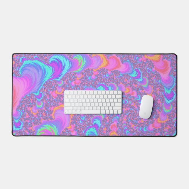 Groovy Coloré Fluorescent Tripant Spirale Fractale (Clavier et souris)