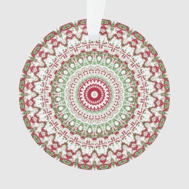 Groovy Funky Tie Dye Noël Boho Hippie Mandala (devant)