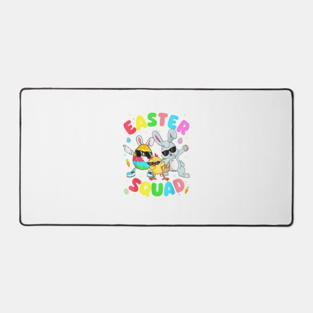 Groovy Funny Rabbit Egg Chick Easter Squad Day Men (Recto)