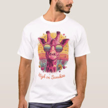 Groovy Giraffe | T-shirt pour hommes aux vibes ens