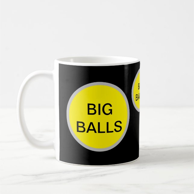 GROS BALLES Mug - Drôle à l'intérieur de la plaisa (Gauche)