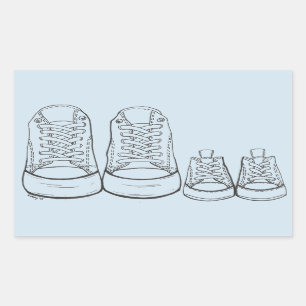 Gros Basket Blue Baby Boy Chaussures Stickers