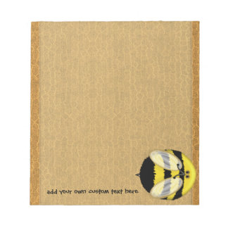 Gros Bumble Bee Petit Bloc-notes personnalisé