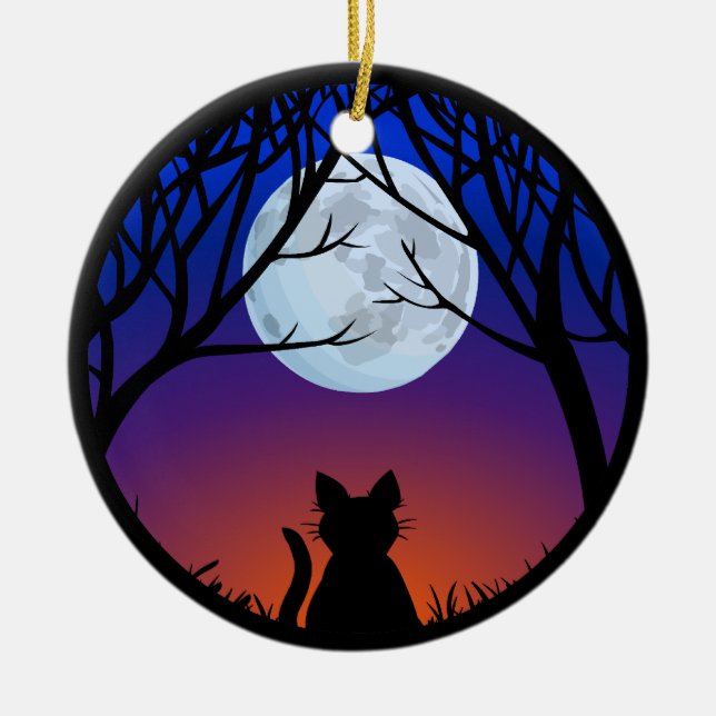 Gros cadeau de décoration de chat personnalisé de (Devant)