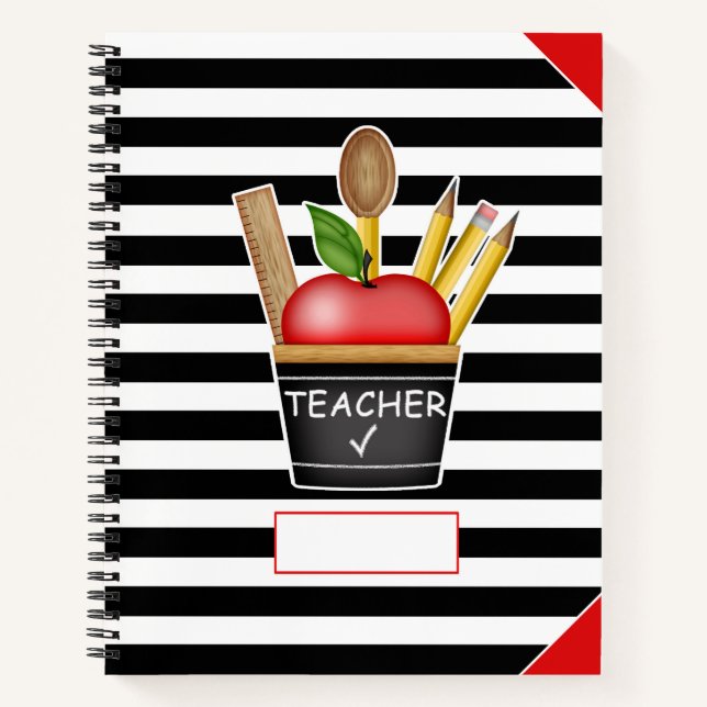 Gros Carnet de la pomme de l'enseignant (Devant)