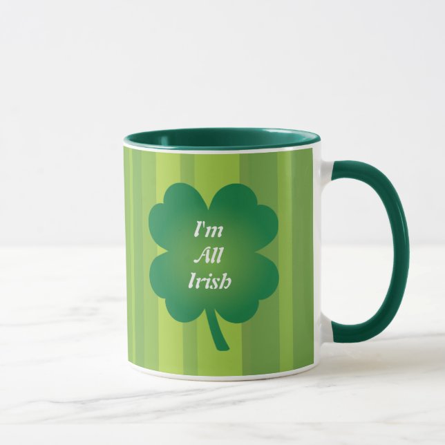 Gros Clover Mug personnalisée (Droite)