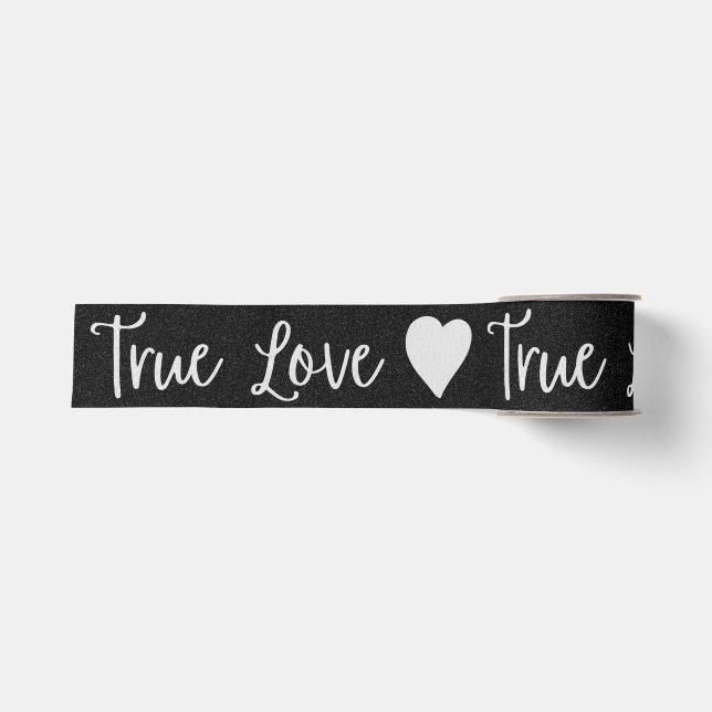 Gros-grain Amour Véritable Ruban Grosgrain Valentines Paillet (Devant)