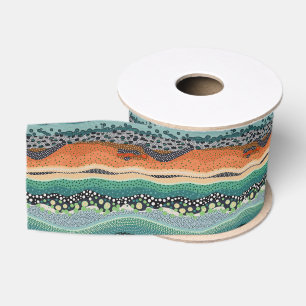 Gros-grain Bandes de style points autochtones Ruban cadeau