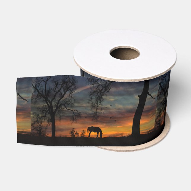 Gros-grain Beau Sunset Sud-Ouest et Ruban Horse (Bobine)