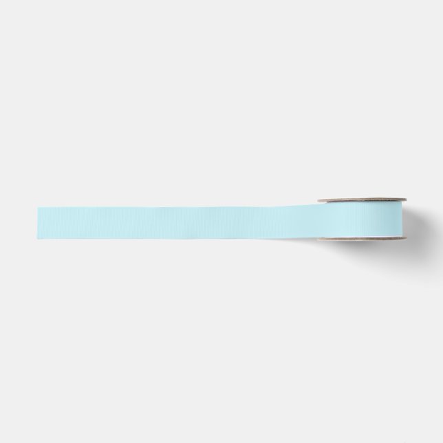 Gros-grain Bleu n°1, bleu pastel, ruban bleu clair (Devant)
