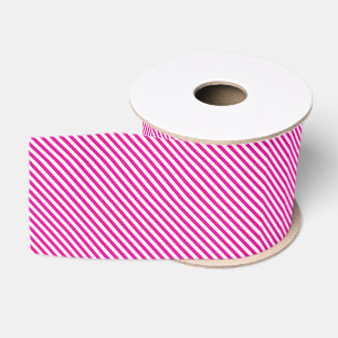 Gros-grain Boutique Grilles Rose - Grosgrain Ruban 3" Large