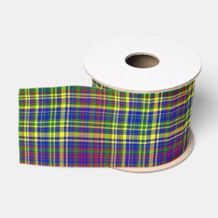Gros-grain Couleurs primaires PLAID 08-Grosgrain ruban