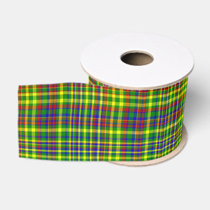Gros-grain Couleurs primaires PLAID 11-Grosgrain ruban