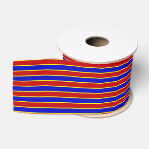 Gros-grain Couleurs primaires STRIPES 08-Grosgrain Ruban