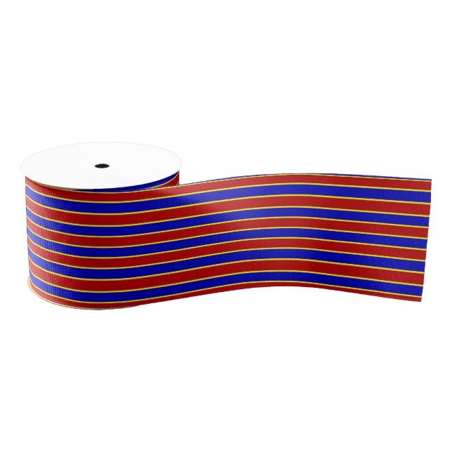 Gros-grain Couleurs primaires STRIPES 08-Grosgrain Ruban (Bobine)
