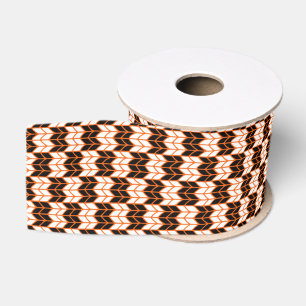 Gros-grain COUPE DE CONTRÔLE EN ORANGE NOIR 3" GRAND ruban à 